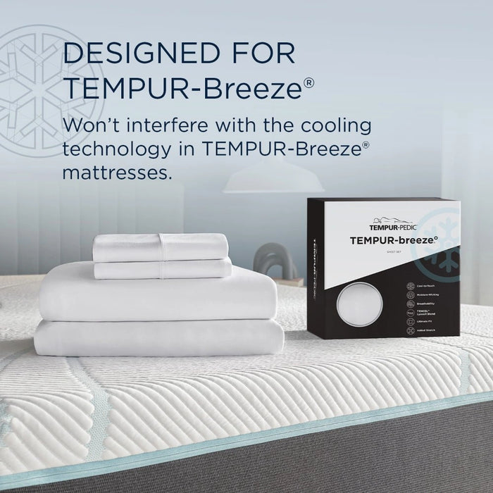 Tempur-Pedic Breeze Pillowcase Set - White