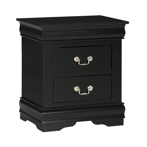 LOUIS PHILIP NIGHTSTAND BLACK - All Brands Furniture (NJ)