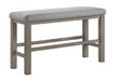 RENWICK COUNTER HT BENCH ALL GREY - All Brands Furniture (NJ)