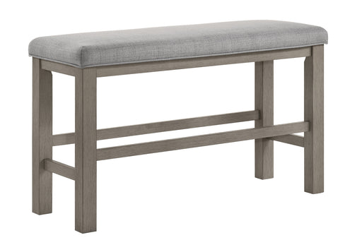 RENWICK COUNTER HT BENCH ALL GREY - All Brands Furniture (NJ)