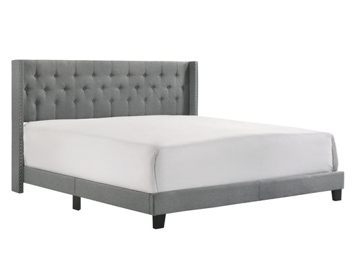 MAKAYLA KING BED GREY - All Brands Furniture (NJ)