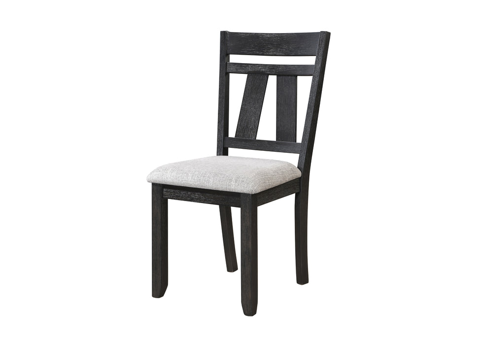 MARIBELLE SIDE CHAIR WHEAT CHARCOAL - All Brands Furniture (NJ)