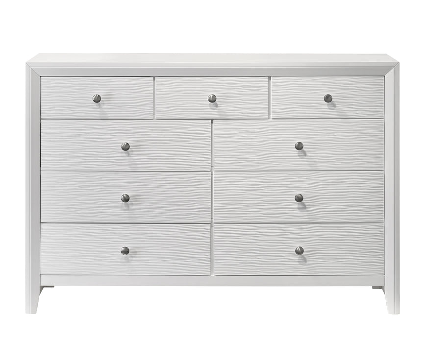 EVAN DRESSER WHITE - All Brands Furniture (NJ)