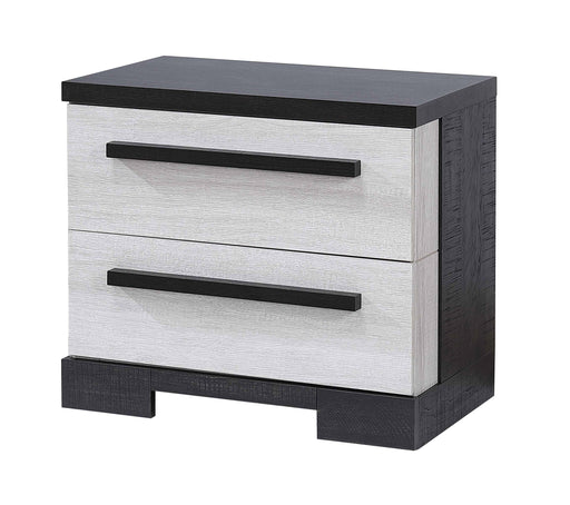 REMINGTON NIGHTSTAND CHALK/EBONY - All Brands Furniture (NJ)
