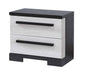 REMINGTON NIGHTSTAND CHALK/EBONY - All Brands Furniture (NJ)