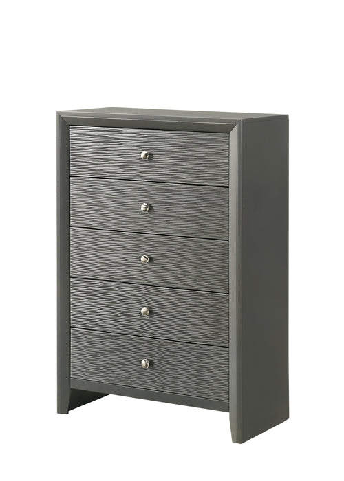 DENKER CHEST GUN METAL - All Brands Furniture (NJ)