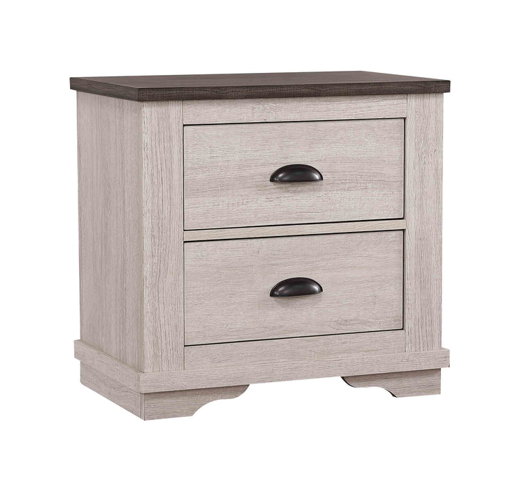 CORALEE NIGHTSTAND CHALK/GREY - All Brands Furniture (NJ)