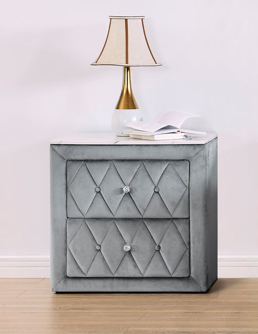 ANNABELLE NIGHTSTAND GREY - All Brands Furniture (NJ)