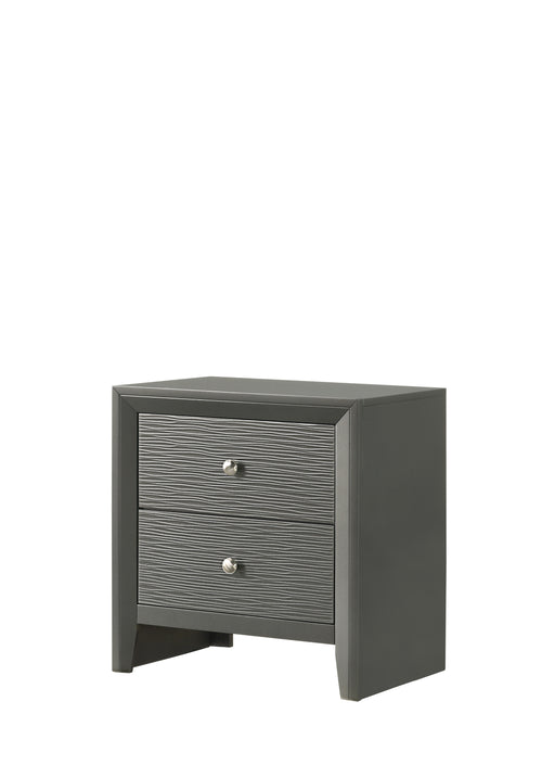 DENKER NIGHTSTAND GUN METAL - All Brands Furniture (NJ)