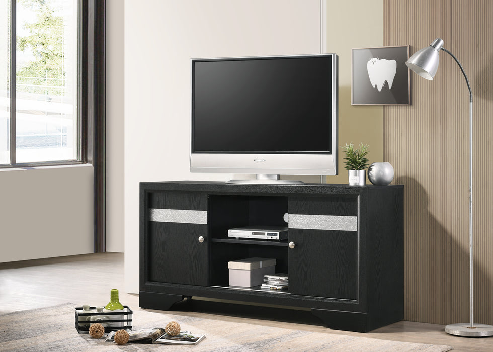 REGATA TV STAND BLACK/SILVER - All Brands Furniture (NJ)