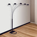 PEACOCK SHADE FLOOR LAMP BK 82 H - All Brands Furniture (NJ)