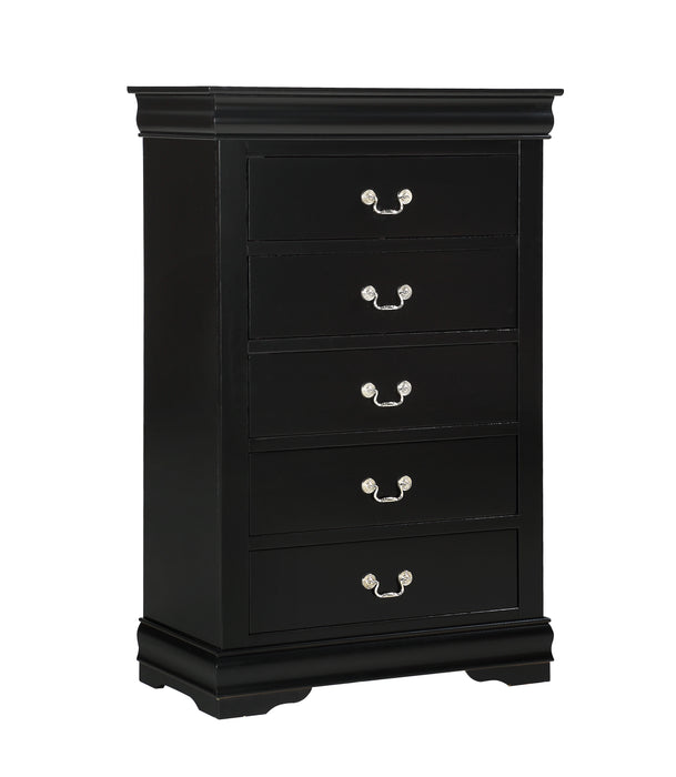LOUIS PHILIP CHEST BLACK - All Brands Furniture (NJ)
