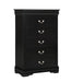 LOUIS PHILIP CHEST BLACK - All Brands Furniture (NJ)