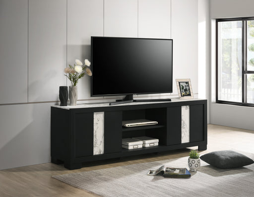 RANGLEY TV STAND - BLACK - All Brands Furniture (NJ)