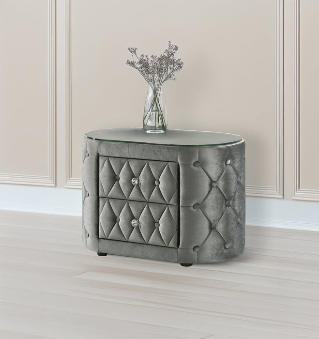 Voltare Nightstand Grey