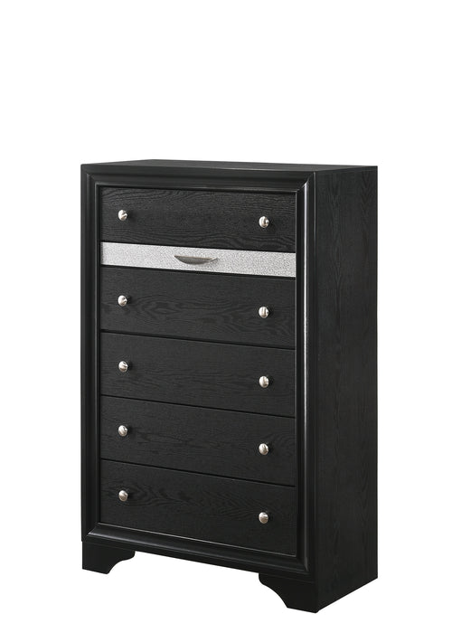 REGATA CHEST BLACK/SILVER - All Brands Furniture (NJ)