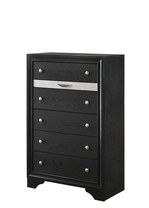REGATA CHEST BLACK/SILVER - All Brands Furniture (NJ)
