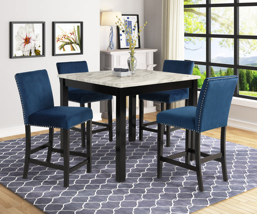 LENNON 5-PK CONTR HT SET ROYAL BLUE - All Brands Furniture (NJ)