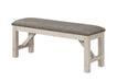 MARIBELLE BENCH CHALK WARM GREY - All Brands Furniture (NJ)