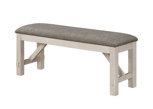 MARIBELLE BENCH CHALK WARM GREY - All Brands Furniture (NJ)
