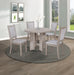 AMARA 5-PK RD DINING SET DRIFT WOOD - All Brands Furniture (NJ)