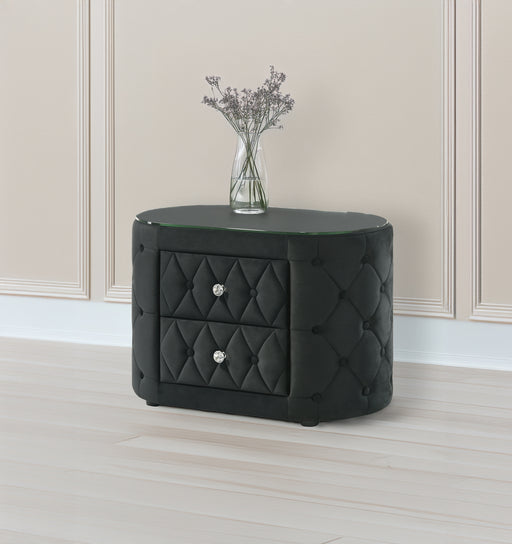 VOLTARE NIGHTSTAND BLACK - All Brands Furniture (NJ)