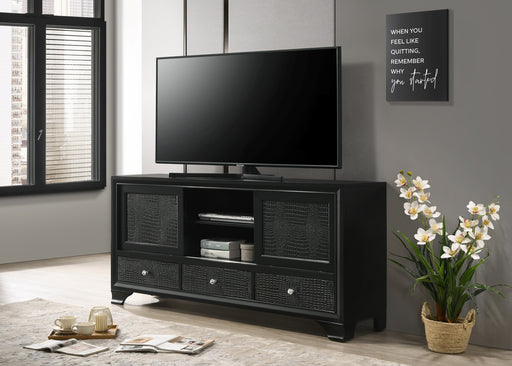 LYSSA TV STAND - BLACK - All Brands Furniture (NJ)