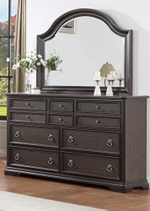 Crown Mark Furniture Duke Mirror in Dark Brown - All Brands Furniture (NJ)