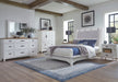 Parker House Americana Modern Bedroom 7 Drawer Door Chest with Workstation