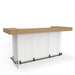 Parker House Americana Modern Dining 78 inch Bar with Quartz Insert