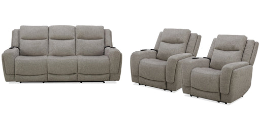 Parker Living Penfield - Frappe Power Reclining Sofa and Two Recliners