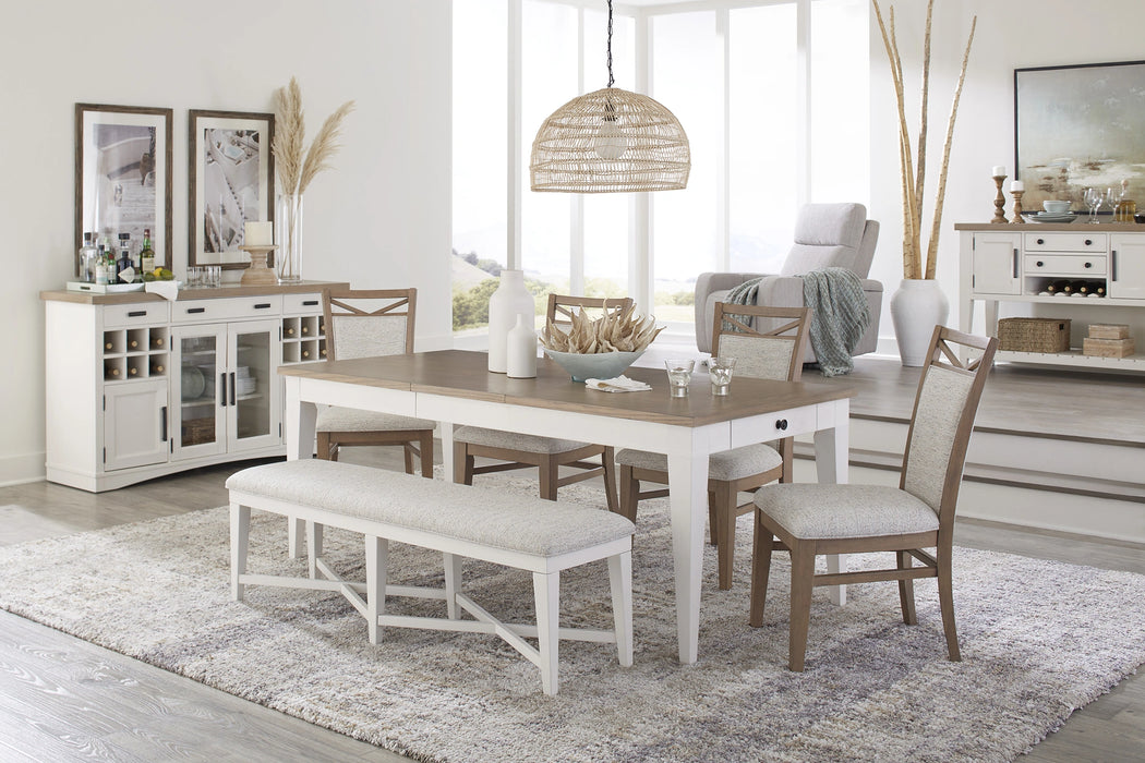 Parker House Americana Modern Dining 58 Inch Upholstered Bench