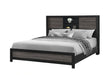 Lisbon Grey/Black Bookcase King Bed Group