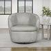 Parker Living Barolo 100% Italian Leather Swivel Club Chair