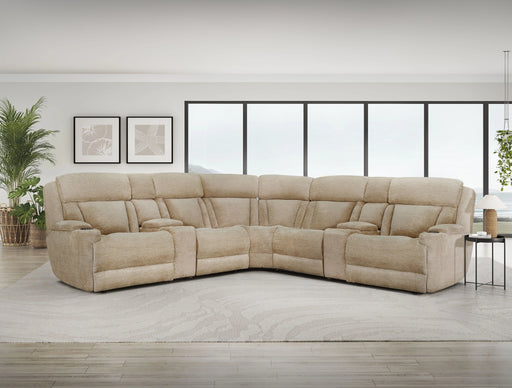Parker Living Dalton 7 Piece Modular Power Reclining Sectional with Power Adjustable Headrests
