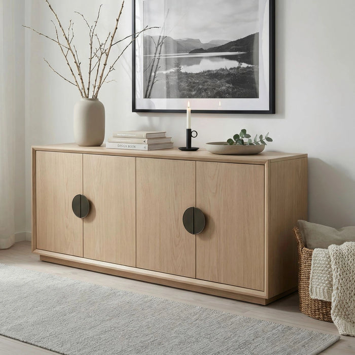 Luna 4 Door Accent Cabinet image