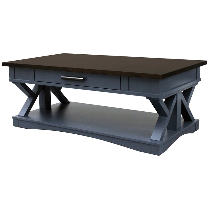 Parker House Americana Modern Cocktail Table with 2 Chairside Tables