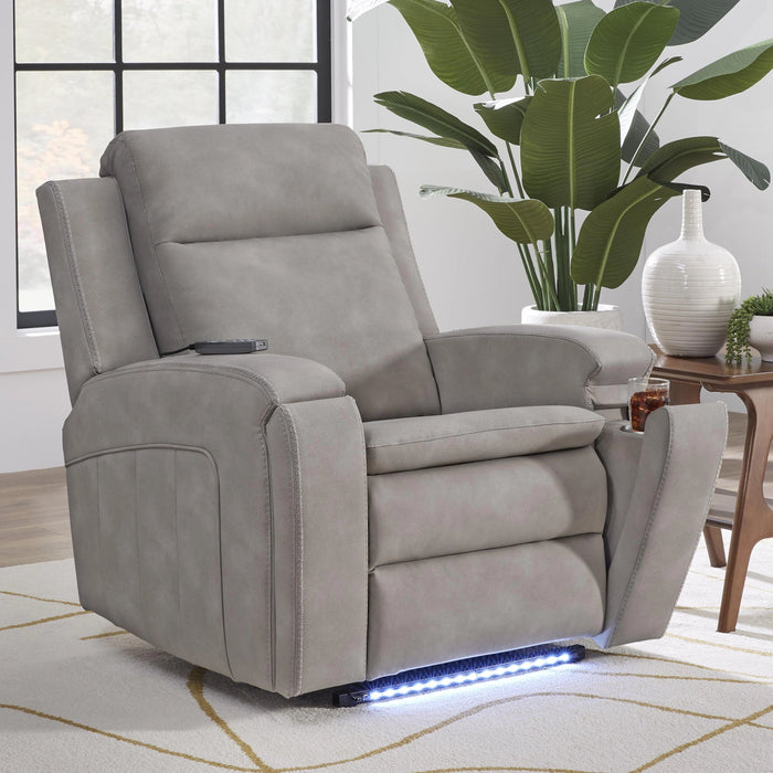 Parker Living Armstrong Power Recliner with Heat Massage and Auto-Glide Two Pack