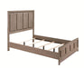 Crown Mark Furniture River King Panel Bed in Brown B3150-K - All Brands Furniture (NJ)