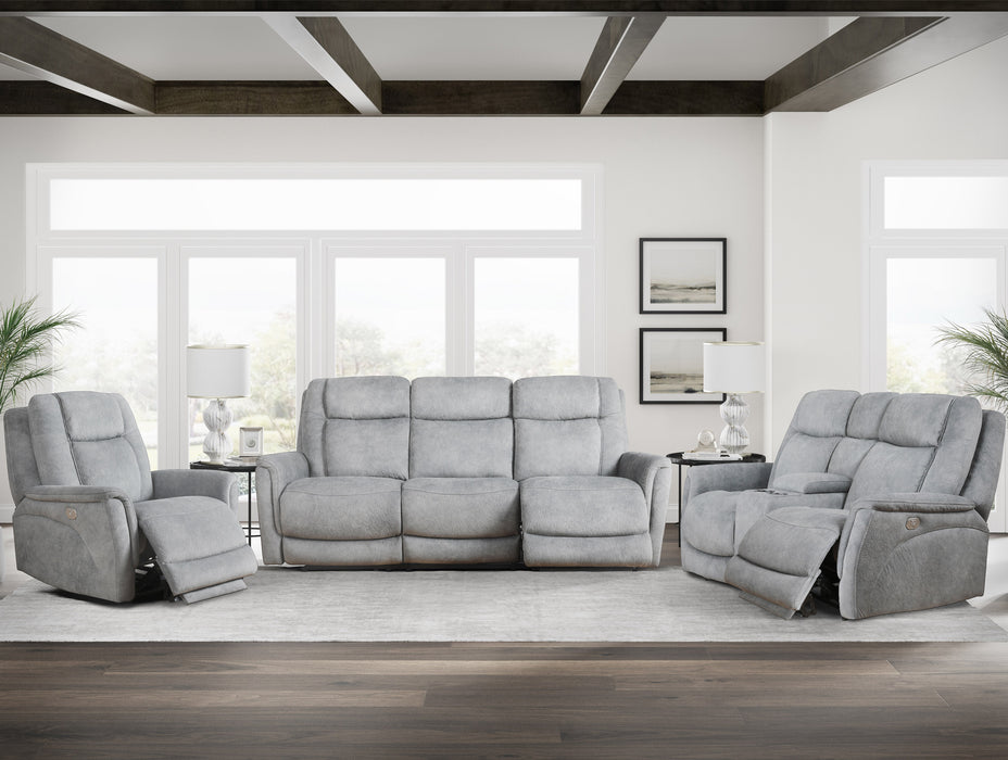Parker Living Linus - Hudson Grey Zero Gravity Power Reclining Sofa