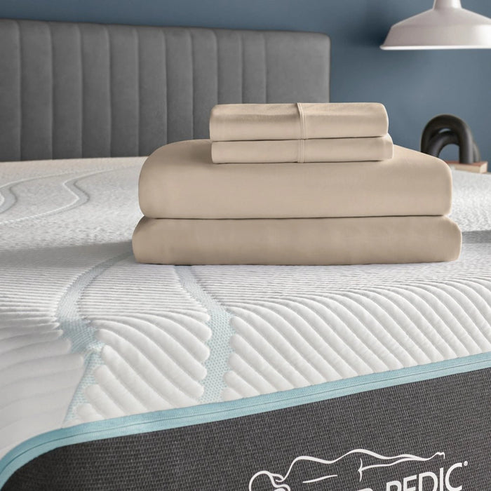 TEMPUR breeze cooling Sheet Set Sandstone