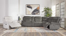 Parker Living Alpine - Airy Midnight 6 Piece Zero Gravity Power Reclining Sectional with Power Adjustable Headrests