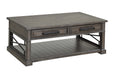 Parker House Sundance - Smokey Grey Cocktail Table with 2 End Tables