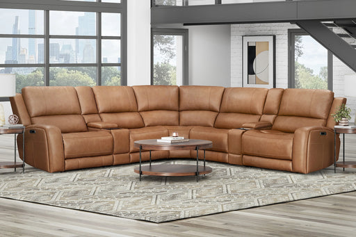 Parker Living Belmont 7 Piece Zero Gravity Power Reclining Sectional with Power Adjustable Headrests
