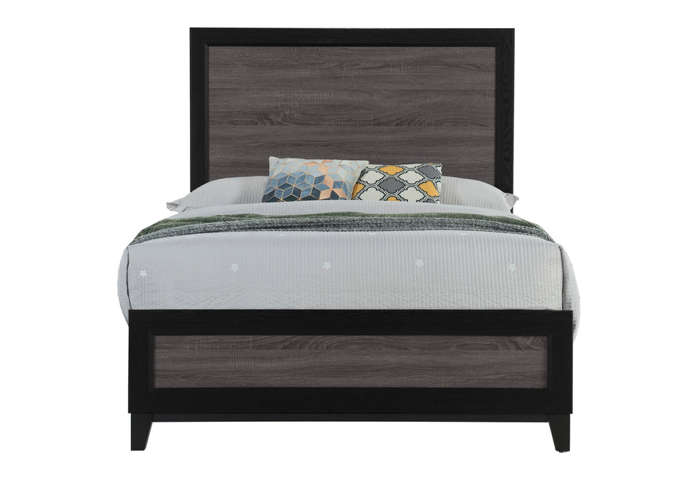 Lisbon Grey/Black Bed Group