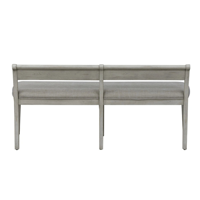 Farmhouse Reimagined Upholstered Bench (RTA) in Antique White image
