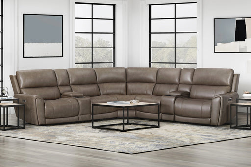 Parker Living Hancock 7 Piece Zero Gravity Power Reclining Sectional with Power Adjustable Headrests