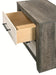 Crown Mark Furniture Rhett 2 Drawer Nightstand in Gray - All Brands Furniture (NJ)