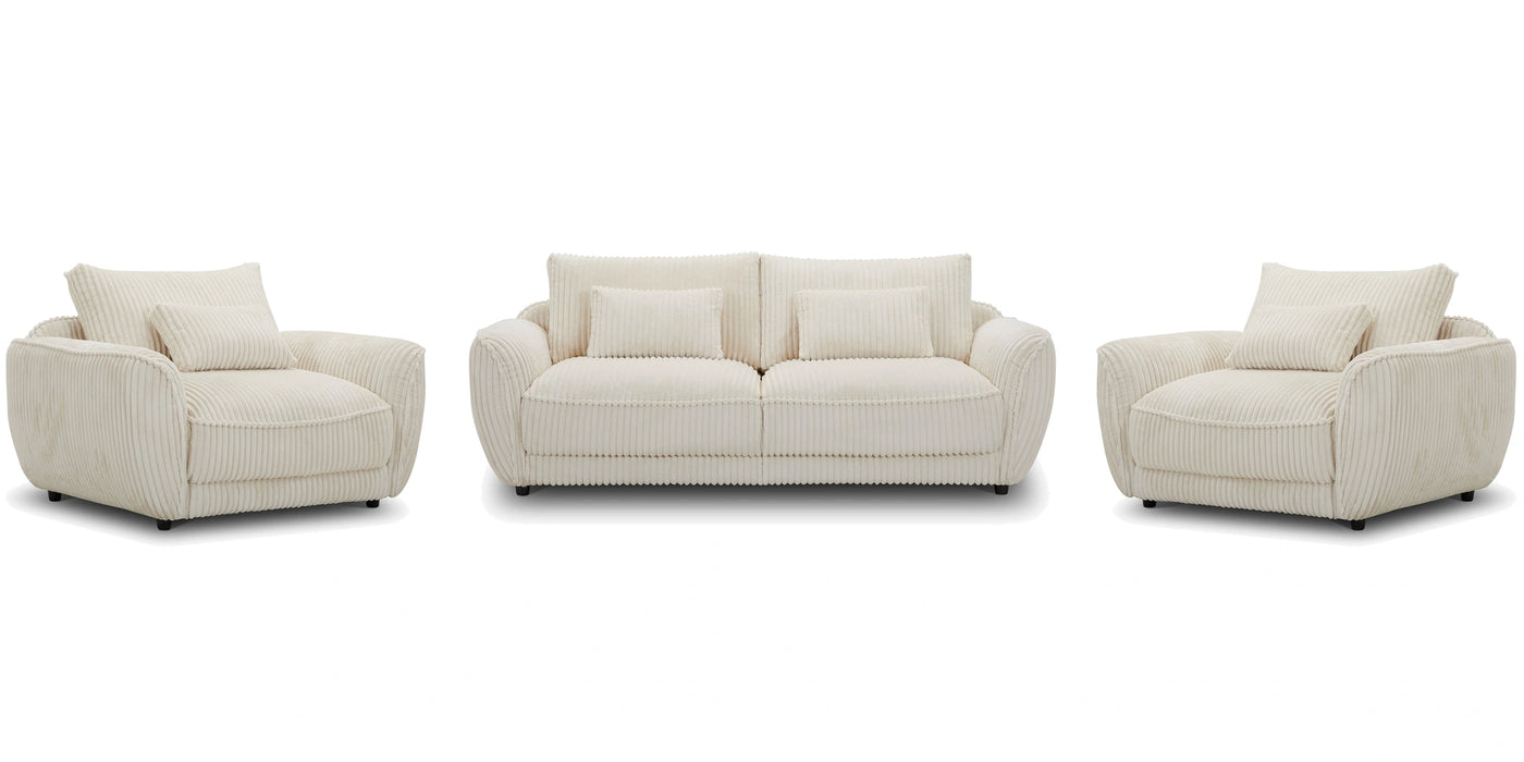 Parker Living Utopia - Mega Ivory Sofa and 2 Chair and Half