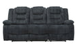 Parker Living Bolton - Misty Storm Manual Reclining Sofa and Loveseat